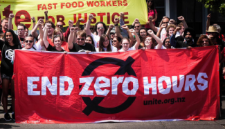Workers public rally to end zero hour contracts
